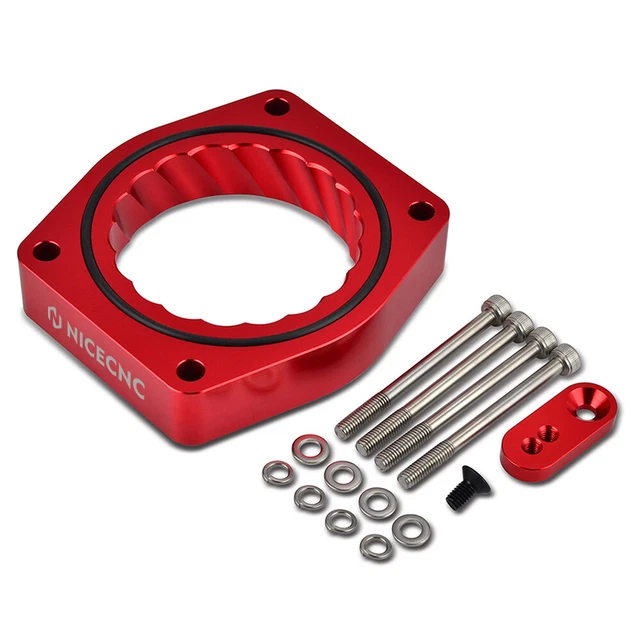 THROTTLE BODY SPACER Aluminum Adapter for Hummer H3 5.3 V8 AWD 3.7 4WD