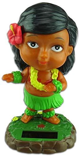 KC Hawaii Keiki Hula Dancer Bobblehead Solar Doll