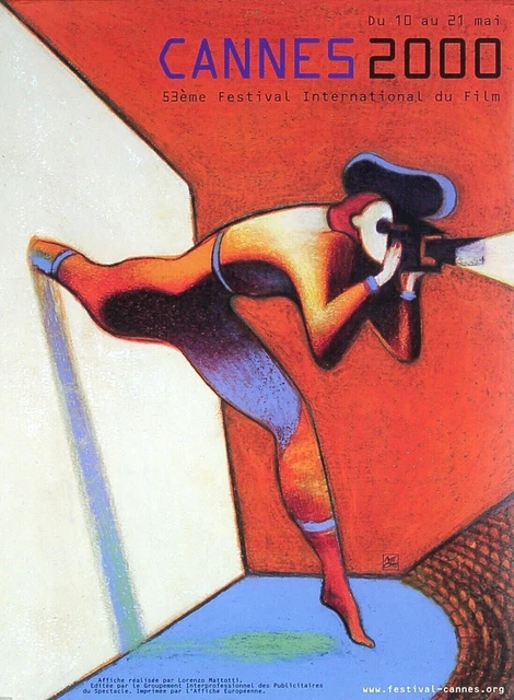 Affiche festival du film Cannes 2000