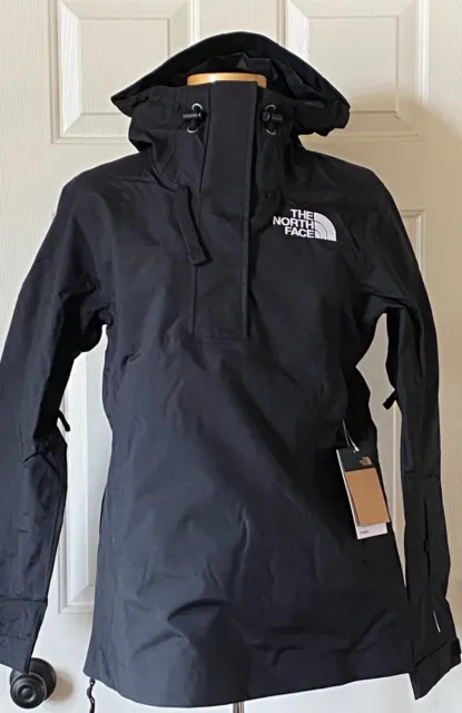 $180 NWT Womens The North Face Tanager Hooded Waterproof DryVent Jacket Black