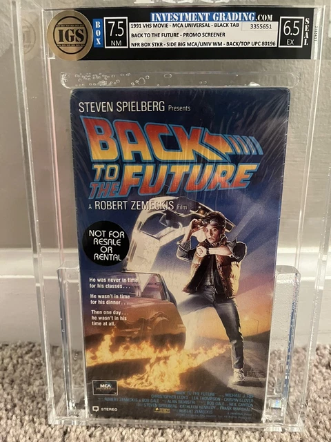 Affiche rétro du film Retour vers le futur - Plaque en métal