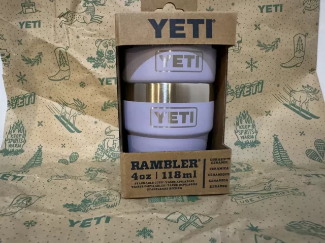 Yeti Cosmic lilac  4oz Stackable Espresso Cups  Limited Edition - 2 Pack