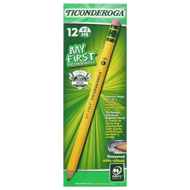 Beginner's Pencil, Large, No.2 Lead, Yellow