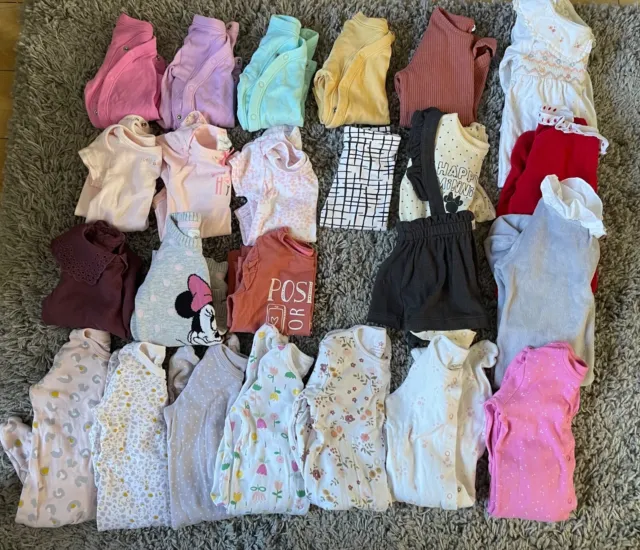 Bundle of Baby Girl Clothes 3-6 Months - 23 items
