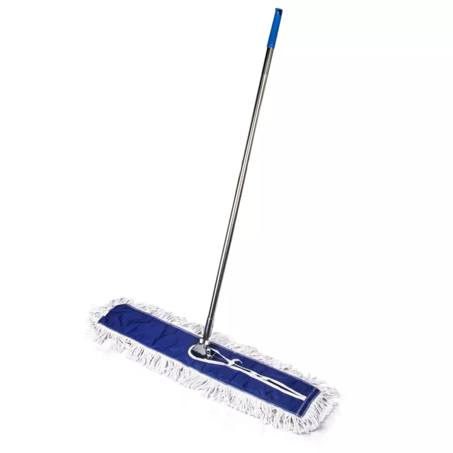 Kendal Industrial Commercial Maxi Dust Mop Kit with Handle and Washable Head ...