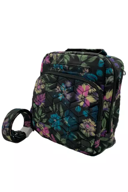 Lug RFID Medium Crossbody with Top Handle Ranger 2 Bloom Black