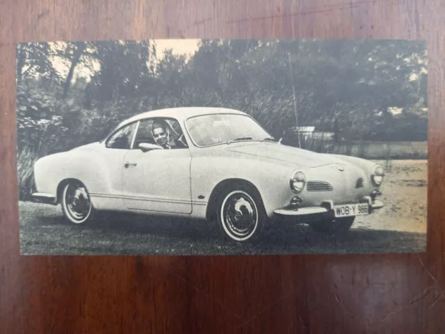 VW Volkswagen Karmann Ghia Coupe Typ 14, hell, schräg, Abbildung, 1966