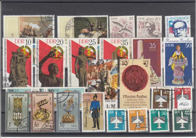 Lot Briefmarken Stamps Germany DDR  o (1660)