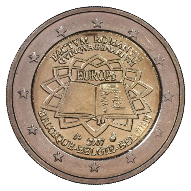 Belgique 2 euros 2007 commémorative - Traité de Rome - 50ème anniversaire