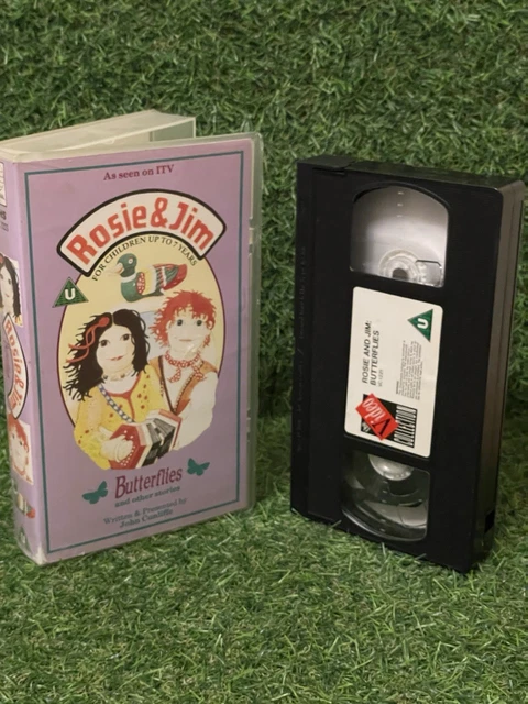 ROSIE AND JIM Butterflies And Other Stories VHS 1991 Children s rosie-and-jim-butterflies-and-other-stories-vhs-1991-children-s