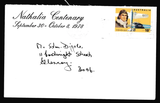 1978 Nathalia Centenary Decimal Stamp Commemorative Cover #2273