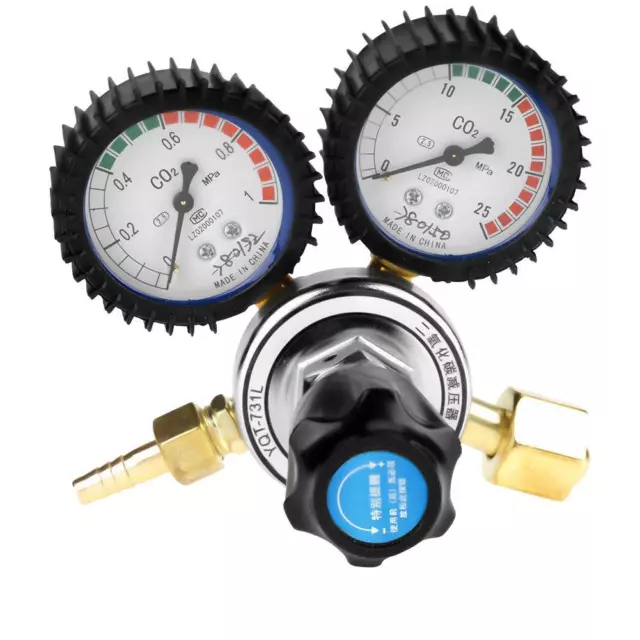 fr CO2 Gas Flowmeter Regulator Carbon Dioxide Welding Pressure Reducer Gas Gauge