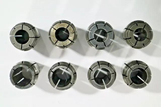 8 Pcs, Universal Acura-Flex Collets For 1" Capacity Collet Chuck    C524 2