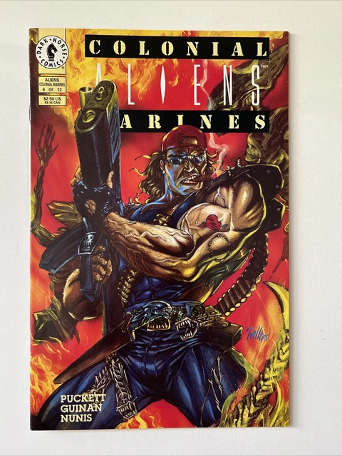 Aliens Colonial Marines 6 of 12 Dark Horse Comics Aug 1993 High Grade