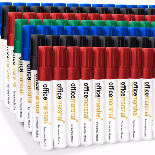 Office Marshal® Profi Permanent Marker 3000 Stifte 5 Farben XXL Set PREISHIT XXL