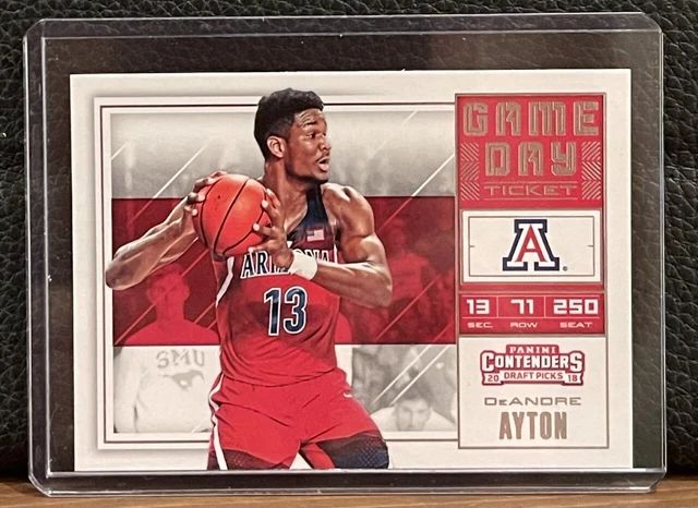 2018-19 Contenders Draft Picks GAME DAY TICKETS DeAndre Ayton #1 Phoenix Suns