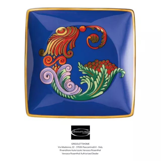 Versace Rosenthal - Holiday Alphabet - G - Untertasse / Tasse CM 12 -