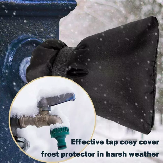 Outside Tap Cover Winter Frost Jacket Insulation Garden Tap Thermal Protector UK 2