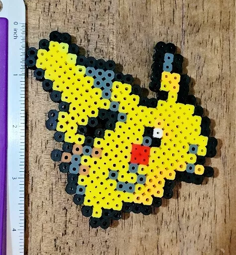 Mega Shiny Gengar Kandi Perler Pokemon Wall Art Pikachu Ghost Halloween Go