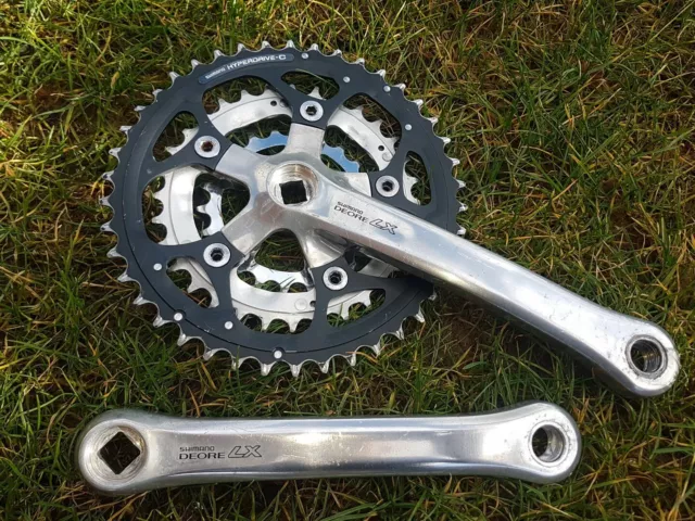 Shimano Deore LX M563 Triple Chainset. FC-M563 170mm 8 speed VGC