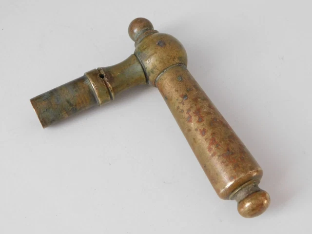 Carré 9X9mm,Ancienne Grosse Poignée Béquille de Porte en Bronze, XIX, Empire