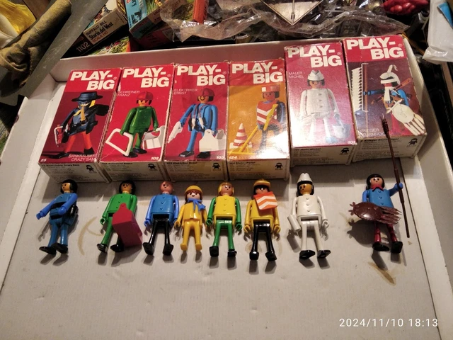 Figurine Vintage Skieur Jeux Olympiques 1976 - Cefa-Boys PLAY-KIT (Play Big) Années 70 - Occasion
