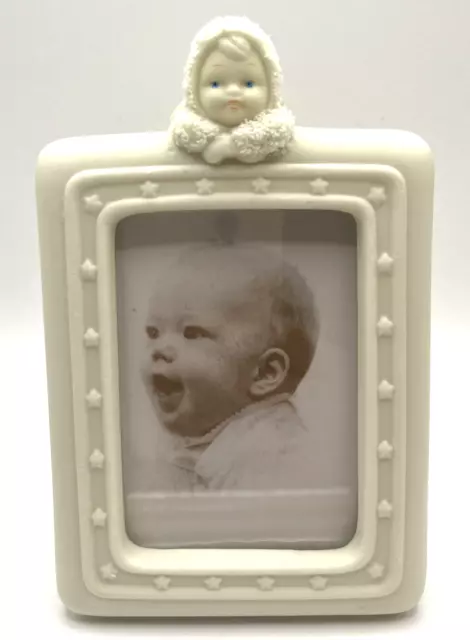 Vintage Snownbabies 'You're My Snowbaby' Miniature Picture Frame, 2.5x3.5 Photo