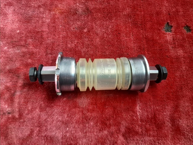 Boîtier De Pédalier 125mm Bottom Bracket 115mm Fr 35x1 Pour Vélo Ancien - NOS Argenté Acier