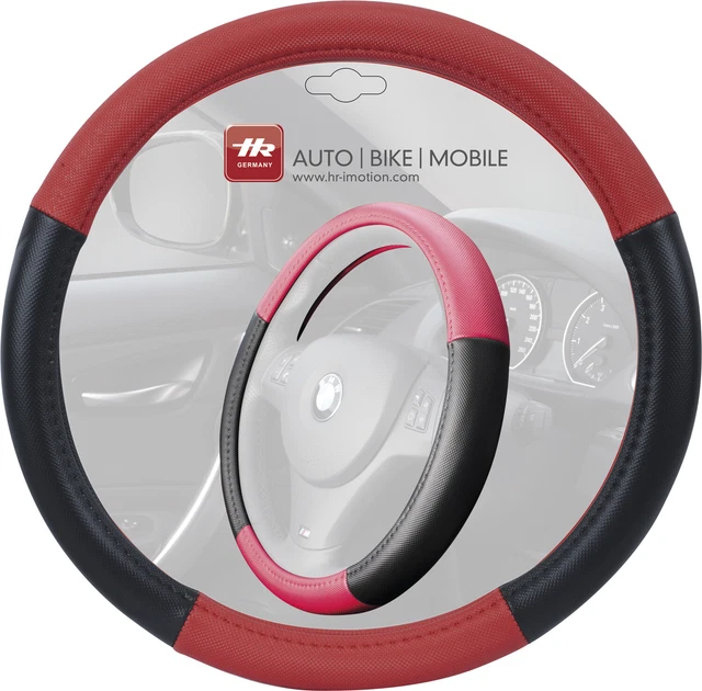 Steering Wheel Cover Black/Red for 38-40 CM Steering Wheels Richter 108 109 01 Steering Wheel Cover Black/Red for 38-40 CM Steering Wheels Richter 108 109 01