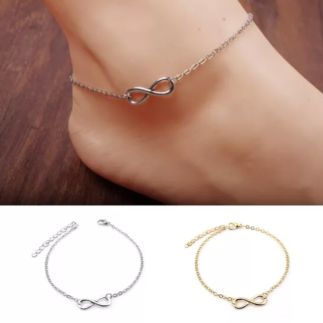 Ankle Chain Anklet Bracelet Foot Jewelry Sandal Beach Women Gift Adjustable
