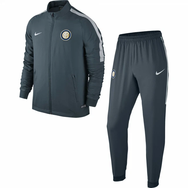 TUTA TUTE FELPA Pantalone Uomo Nike Inter 809633 Blu Originale Pe