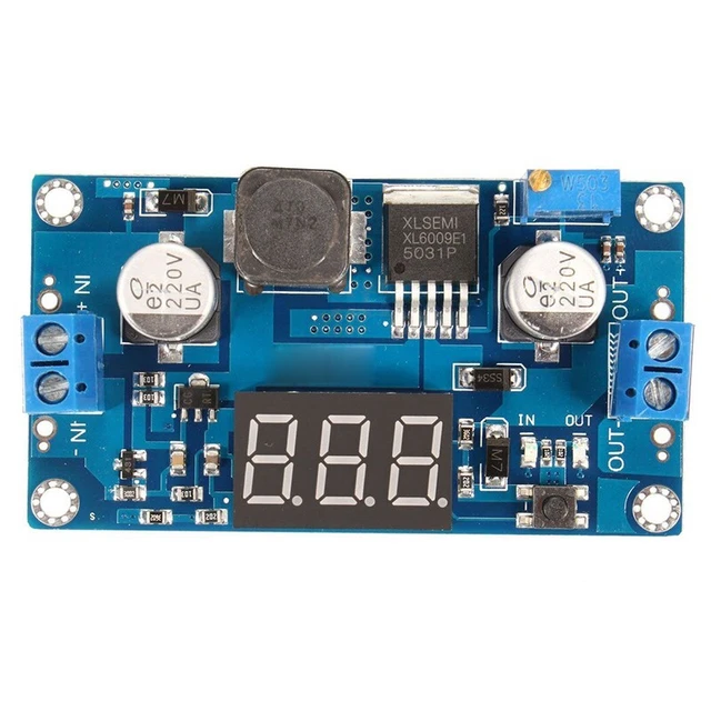 1 pz. modulo step-up regolabile 4,5 V-32 V scheda booster non isolante