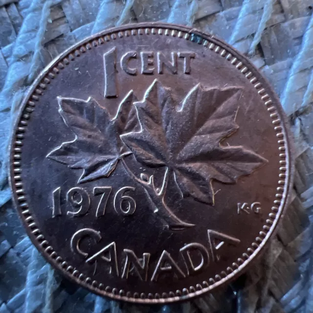 1976 Canadian Cent / Very Nice / Cheap /Check It Out / Wow / # 318 / !!!!!!!!!!!