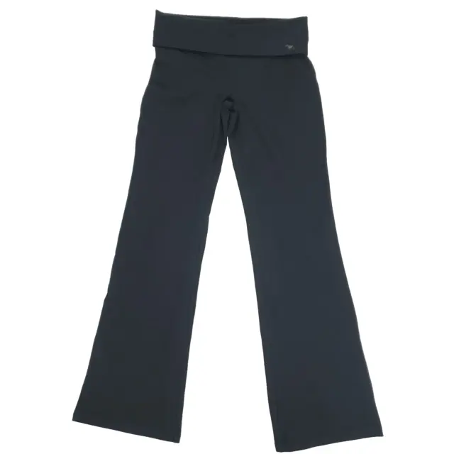 VICTORIA'S SECRET YOGA Pants ANGEL Pink Fold Over Waist Band Black small  $12.44 - PicClick