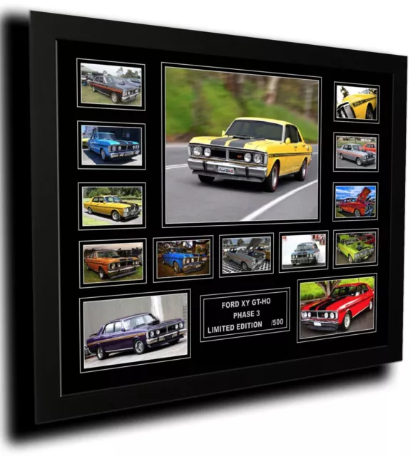 Ford Xy Gt-Ho Phase 3 Limited Edition Framed Memorabilia