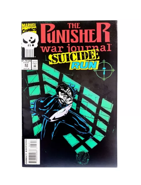 The Punisher War Journal Suicide Run #7 Comic Book Vol 1 #63  Marvel Comics 1994
