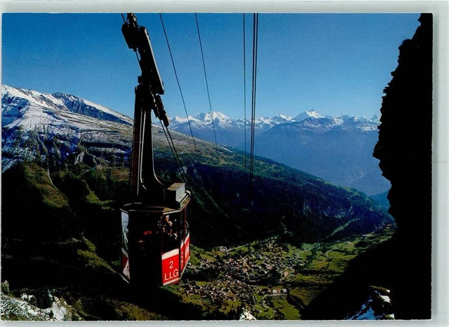10282194 LEUKERBAD Luftseilbahn Leukerbad Gemmi Mischabel Weisshorn