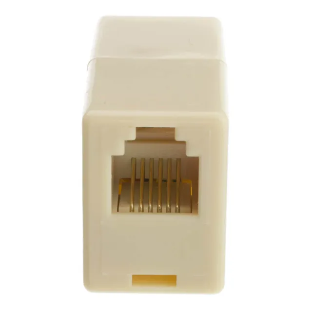 RJ-12 /RJ-11 6P6C Telephone Cable Cord In-Line Coupler Extender Connector Joiner