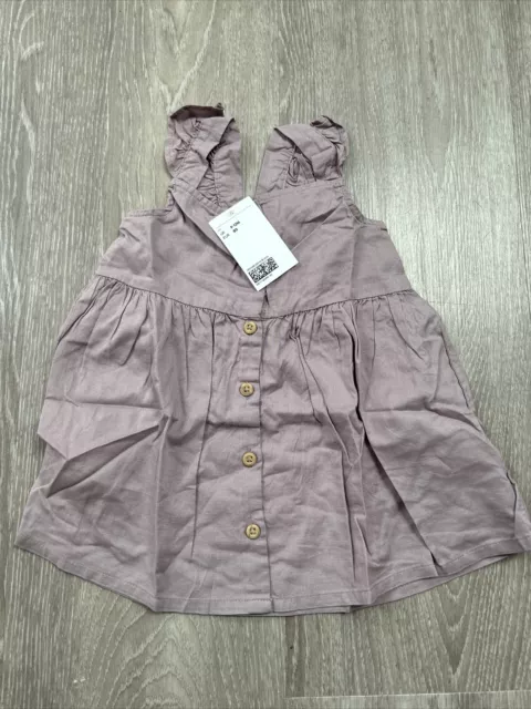 H&M Lilac Baby Girl 9-12 Month Dress Bnwt