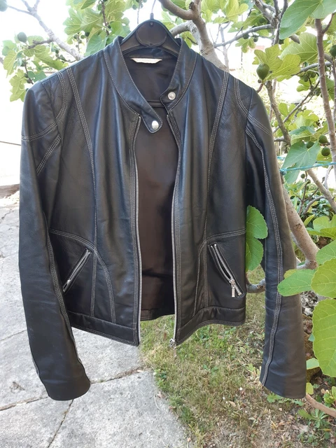 Perfecto cuir femme promod deals