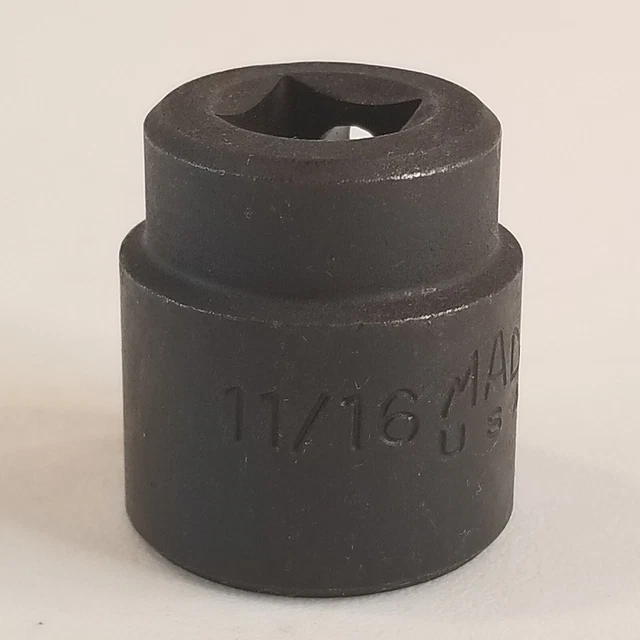 Mac Tools USA 11/16" 6 Point 3/8" Drive Shallow Impact Socket XP226R