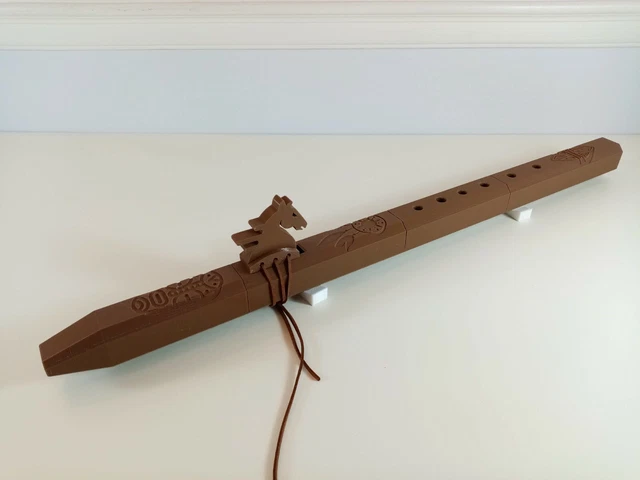 Native American Style Flute, 3D printed, Key of G