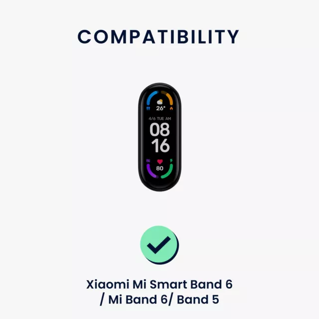 Cinturino Ricambio Smartwatch per Xiaomi Mi Smart Band 6 Mi Band 6 Band 5 6