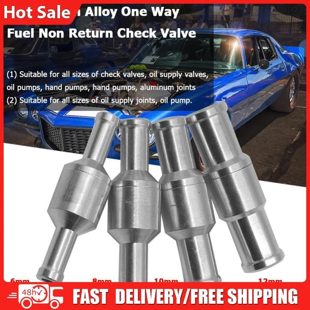 Aluminium Alloy Fuel Non Return Check Valve Aging Resistance Check Valve for Car