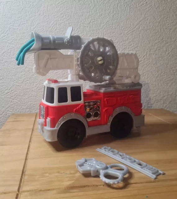 Play Doh Fire Truck Play Set Play Dough Wheels Fire Engine Playset Activity Toy