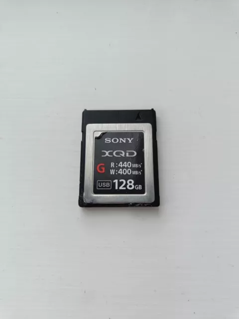 Sony G Series 128GB XQD™ (up to 440MB/s Read and 400MB/s Write) Memory Card