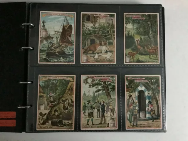 trade cards Liebig puzzles ( hidden objects )  XVIII 1895 full set S448