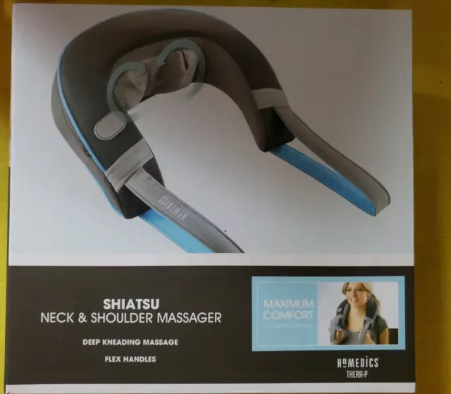 HoMedics Shiatsu Neck And Shoulder Massager with Heat, NMS-230-THP