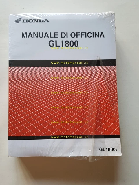 HONDA GL 1800 2006 manuale officina ITALIANO originale sigillato