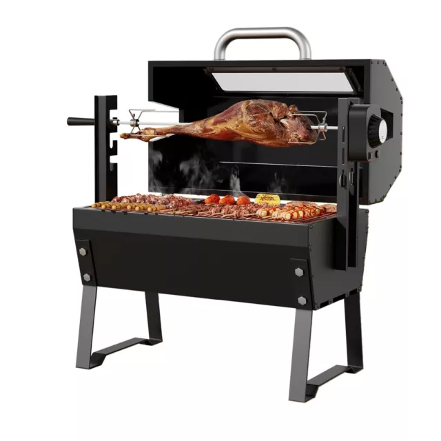 Grillz BBQ Grill Charcoal Smoker Electric Roaster Portable Outdoor Camping Patio